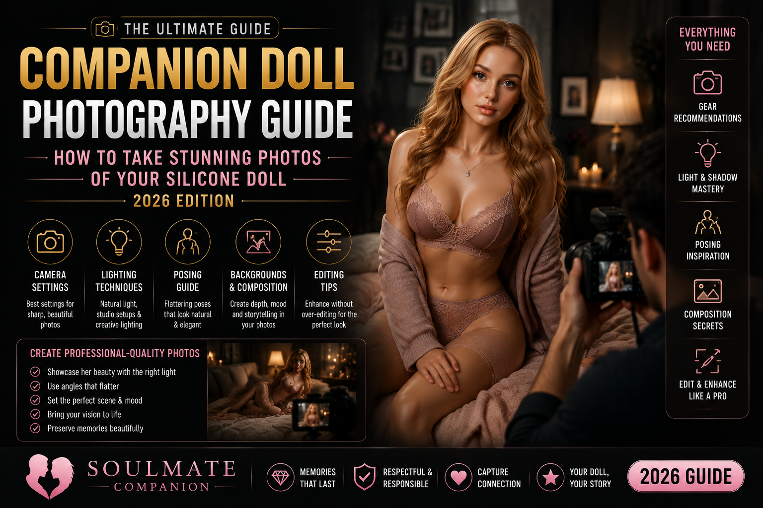 Companion Doll Photography Guide: How to Take Stunning Photos of Your Silicone Doll (2026)