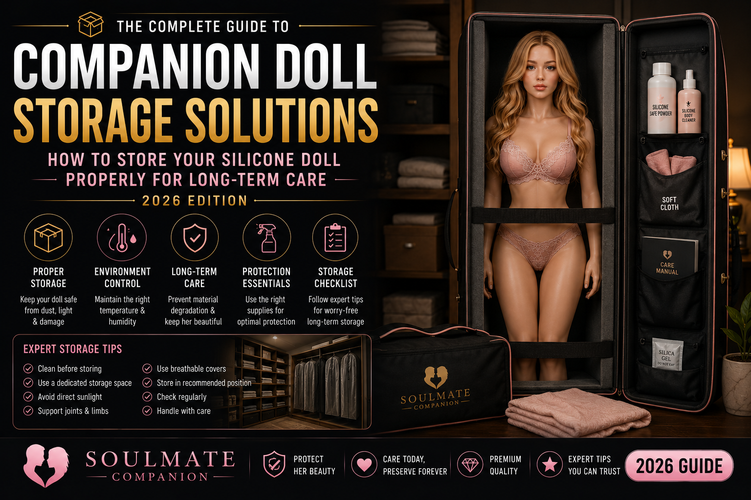 Companion Doll Storage Solutions: How to Store Your Silicone Doll Properly for Long-Term Care (2026)
