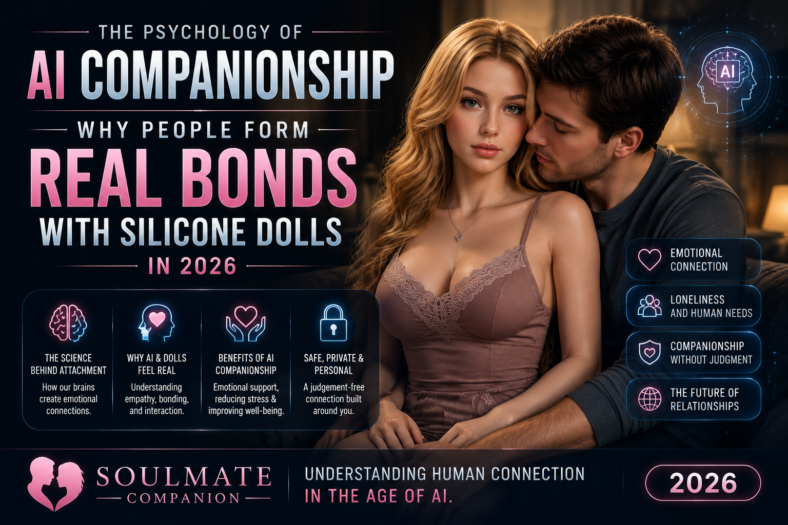 The Psychology of AI Companionship: Why People Form Real Bonds with Silicone Dolls in 2026