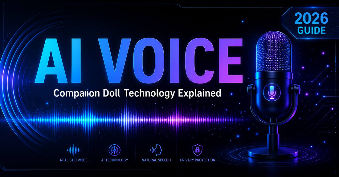 AI voice companion doll - responsive vocal interaction system in premium silicone companion