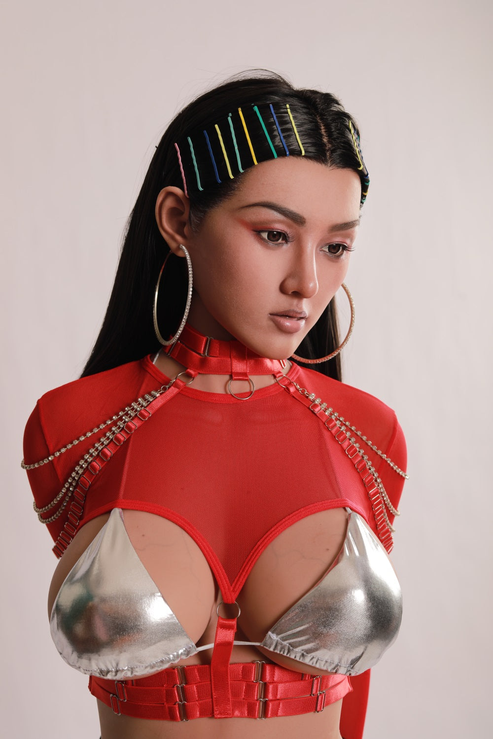 Amara caramel warm realistic companion - intimate portrait with AI companion