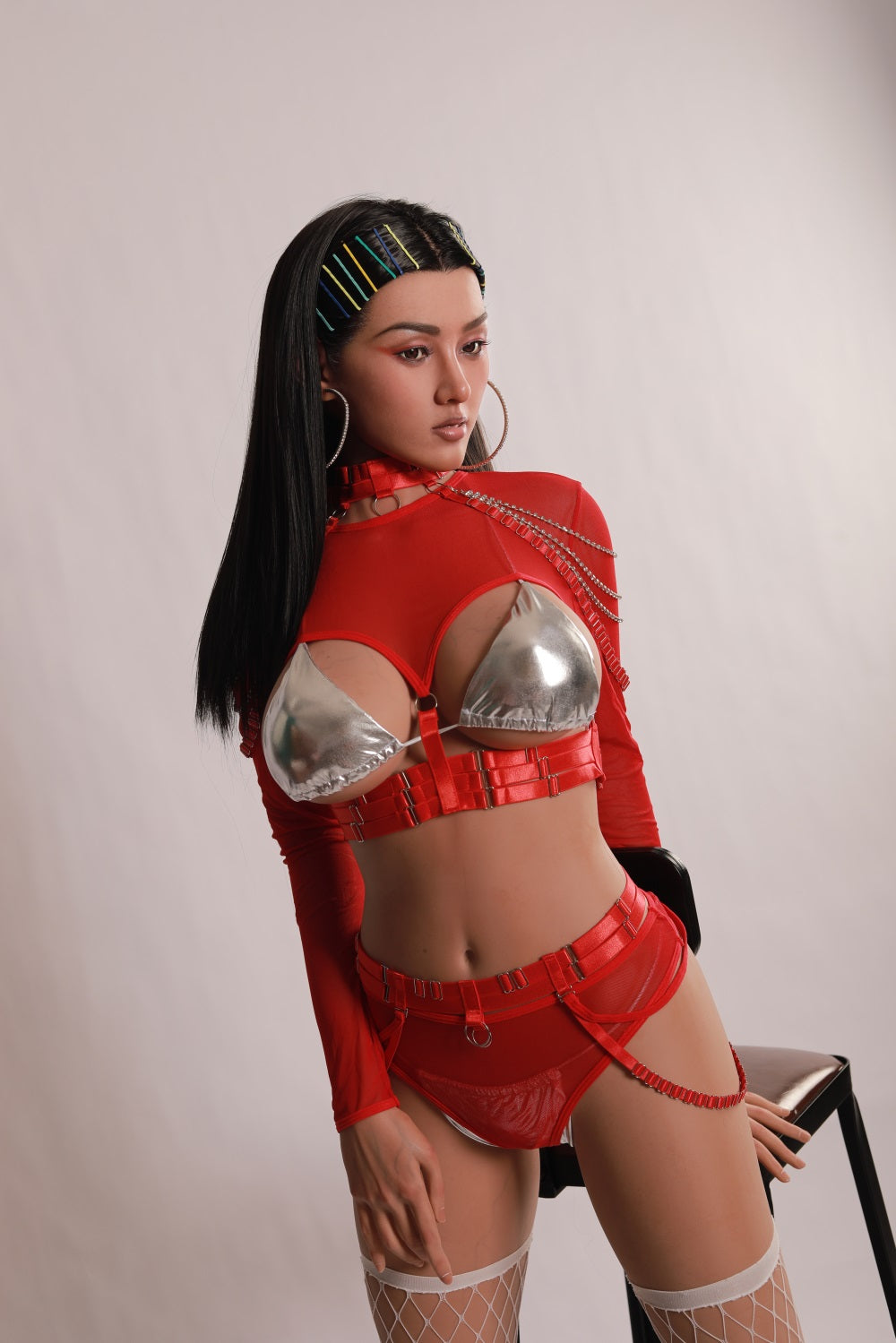 Amara customizable companion - alternate styling with glowing vitality, Realistic companion