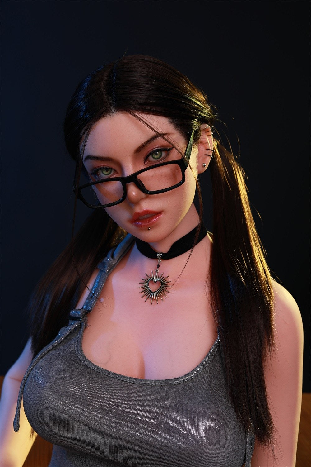 Lenara balanced harmonious realistic companion - intimate portrait with Voice interaction